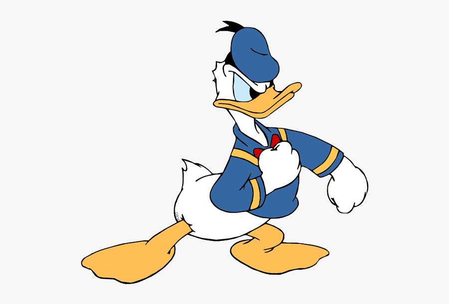 Donald Duck Clipart Kids - Mad Donald Duck Png, Transparent Clipart