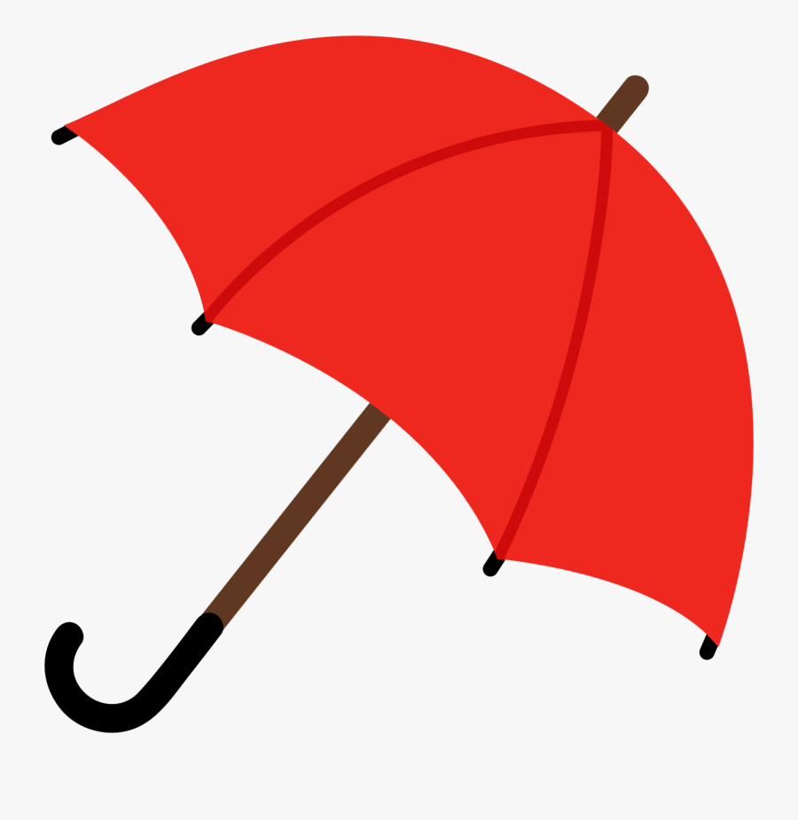 Umbrella Clipart Red - Clip Art Red Umbrella, Transparent Clipart