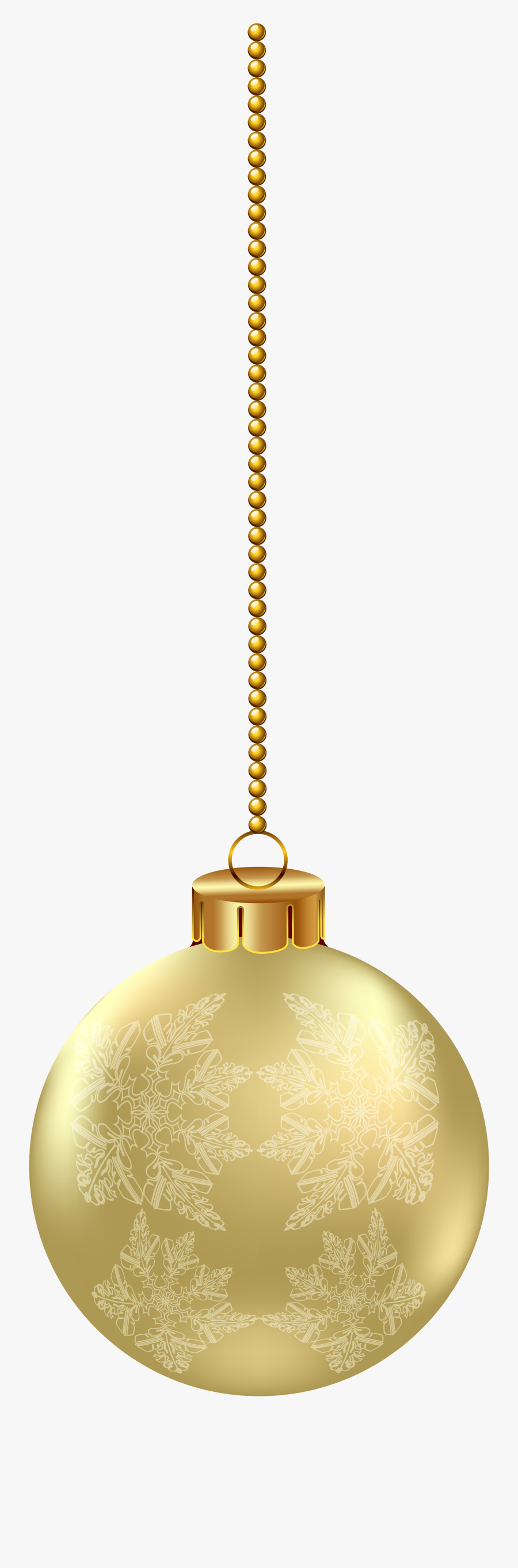 Hanging Christmas Ornament Png Clipart Image - Hanging Christmas Decoration Png, Transparent Clipart