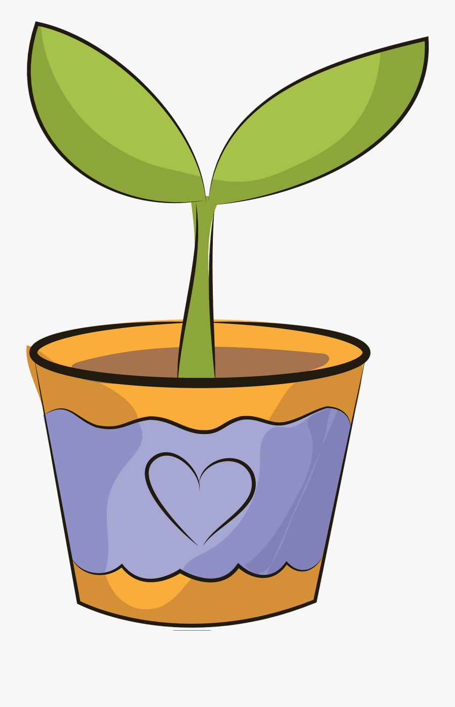 Bed Clipart Longfordpc - Flower In Pot Clipart, Transparent Clipart