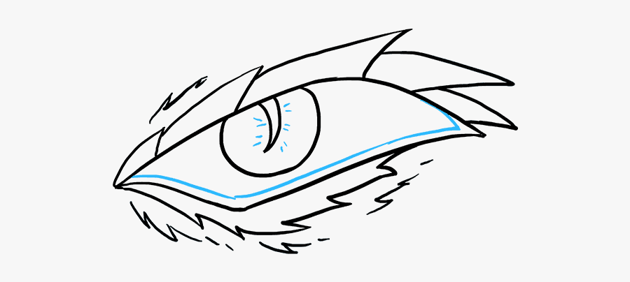 How To Draw A Dragon Eye - Easy To Draw Dragon Eye, Transparent Clipart