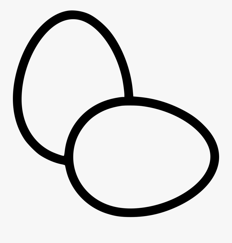 Black And White Egg Png - Icon Egg, Transparent Clipart