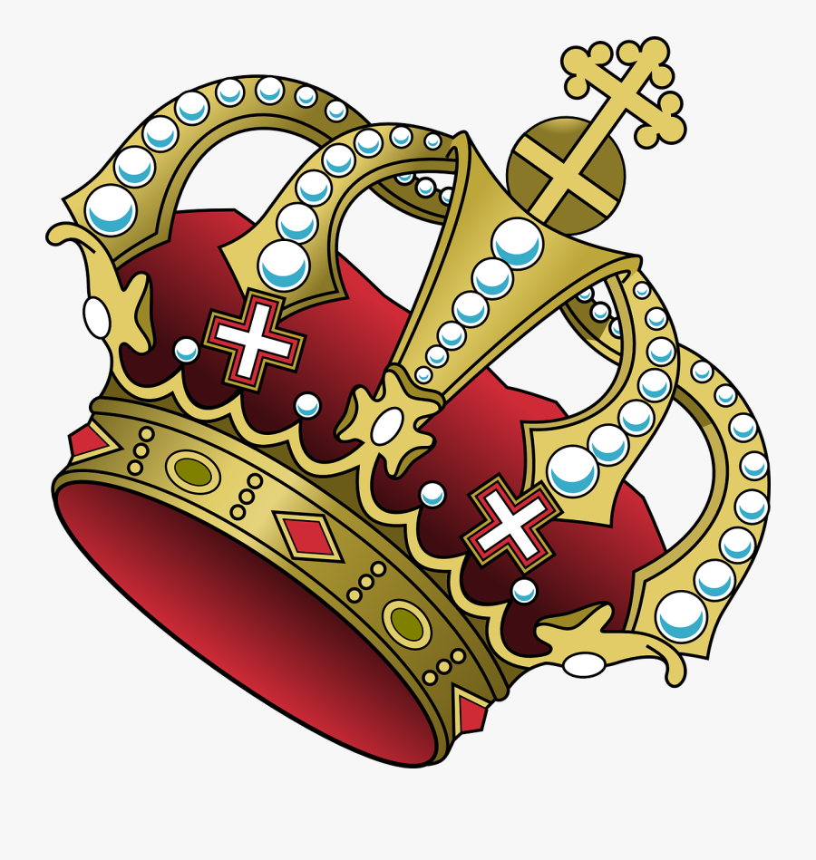 Transparent Crown Cartoon Png - King Crown Tilted, Transparent Clipart