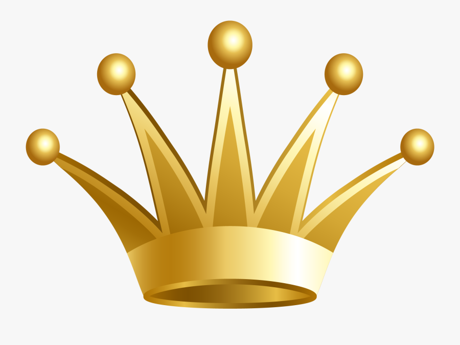 Gold Queen Crown Clip Art - Kral Tacı Png, Transparent Clipart