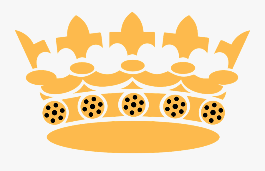 Crown, Royal, Rule, Regal, Gold, Power - Golden Crown Vector Png, Transparent Clipart