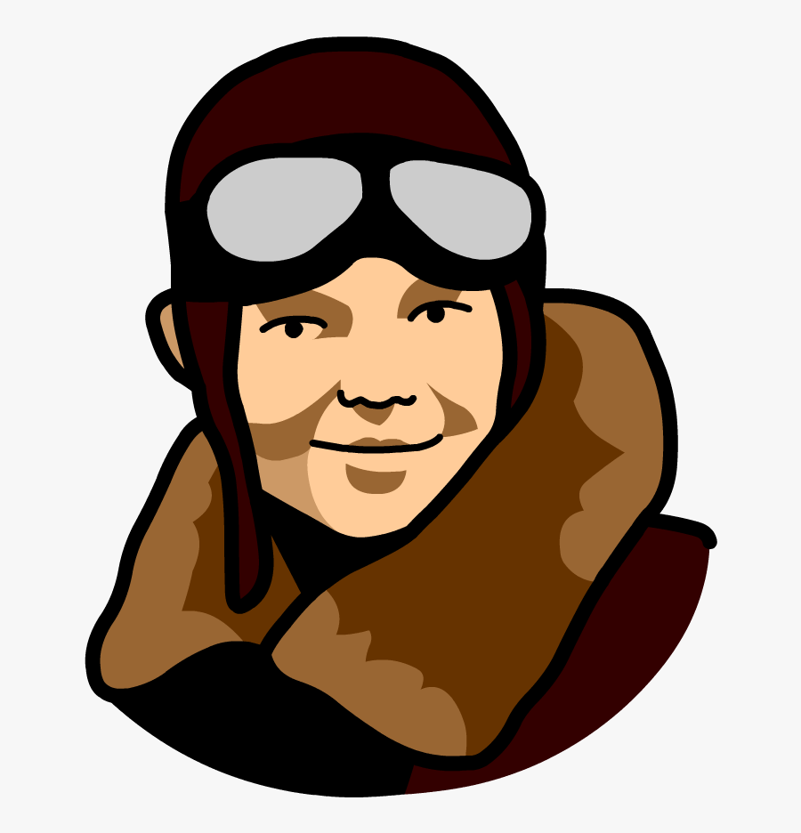 Amelia Earhart Easy Drawing , Free Transparent Clipart ClipartKey