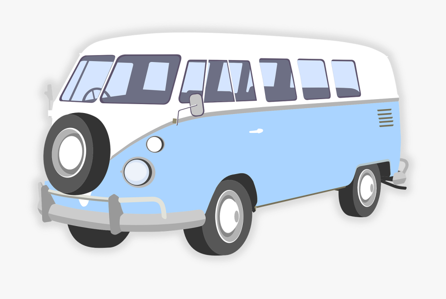 Volkswagen Clipart Hippie - Campervan Png, Transparent Clipart
