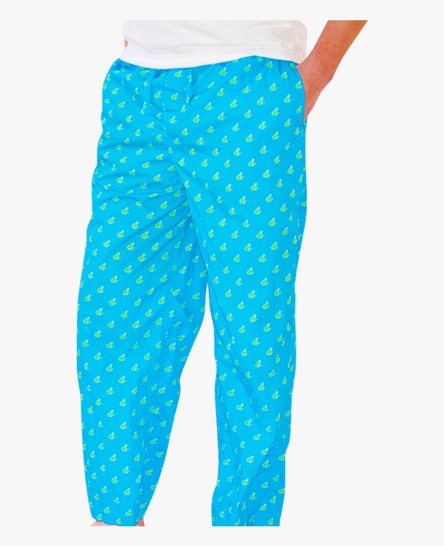 Frog Pj Bottoms Pajamas- - Pajamas, Transparent Clipart