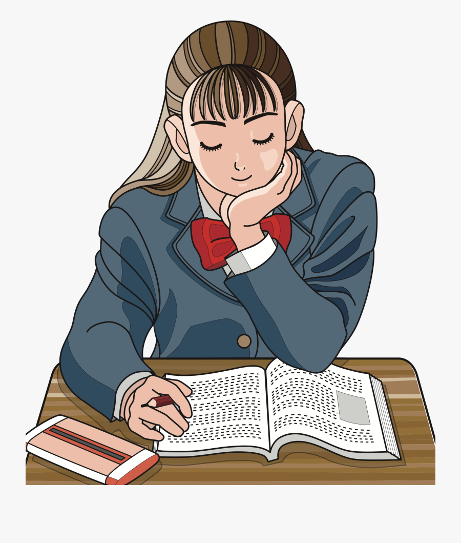 Human - Clipart Images Of Studying, Transparent Clipart