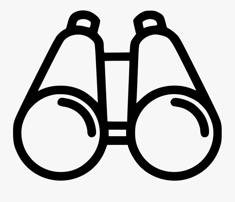 Transparent Looking Through Binoculars Clipart - Clip Art Binoculars, Transparent Clipart