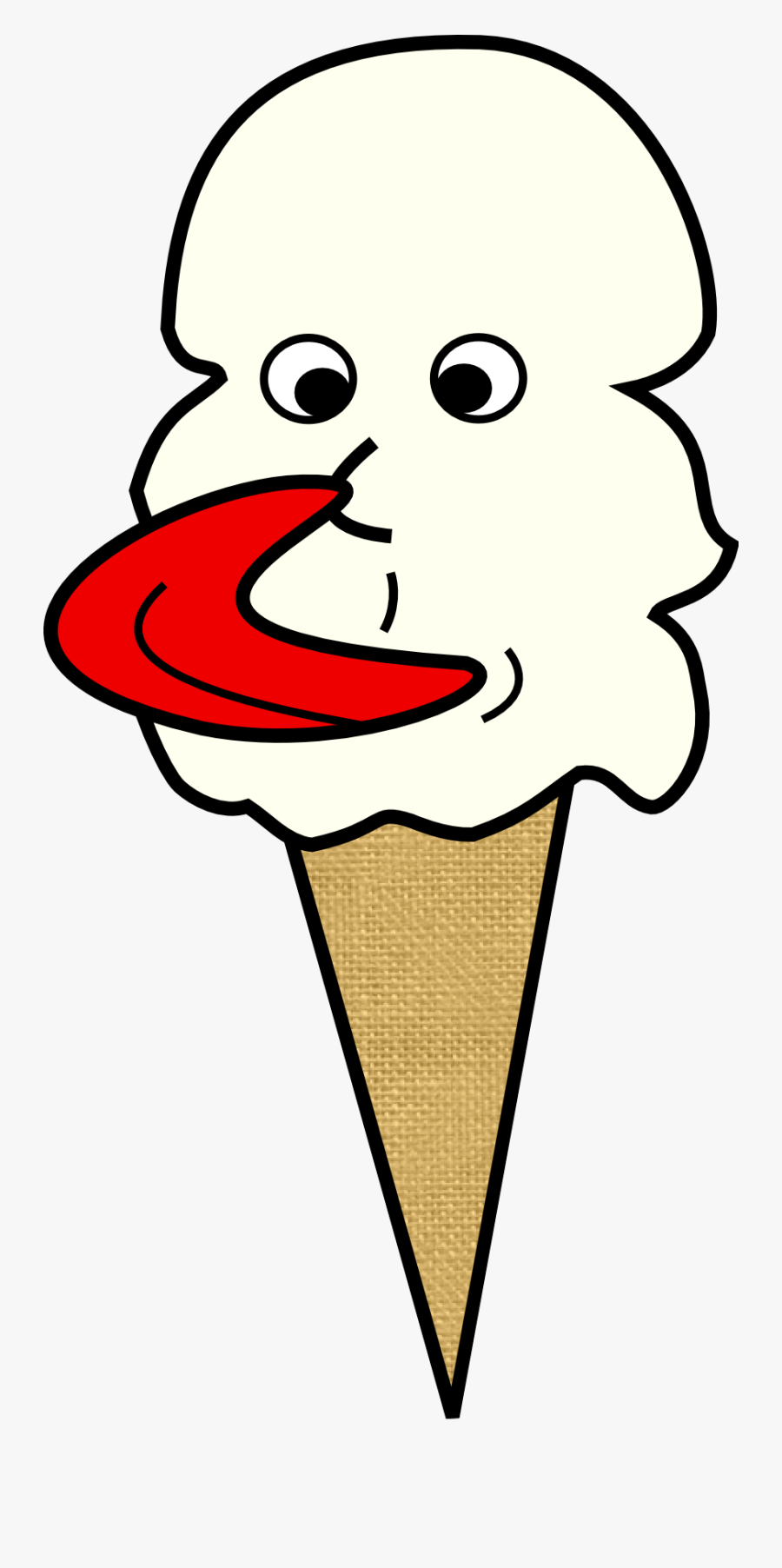Self Licking Ice Cream Cone Meme, Transparent Clipart