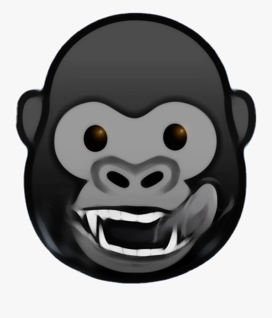 Banner Freeuse Download Icon Noto Emoji Animals - Transparent Background Gorilla Emoji Png, Transparent Clipart