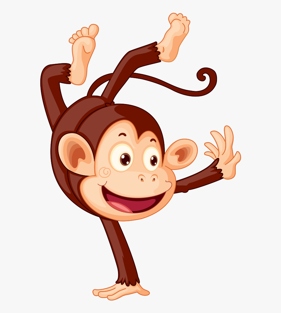 Monkey Handstand, Transparent Clipart