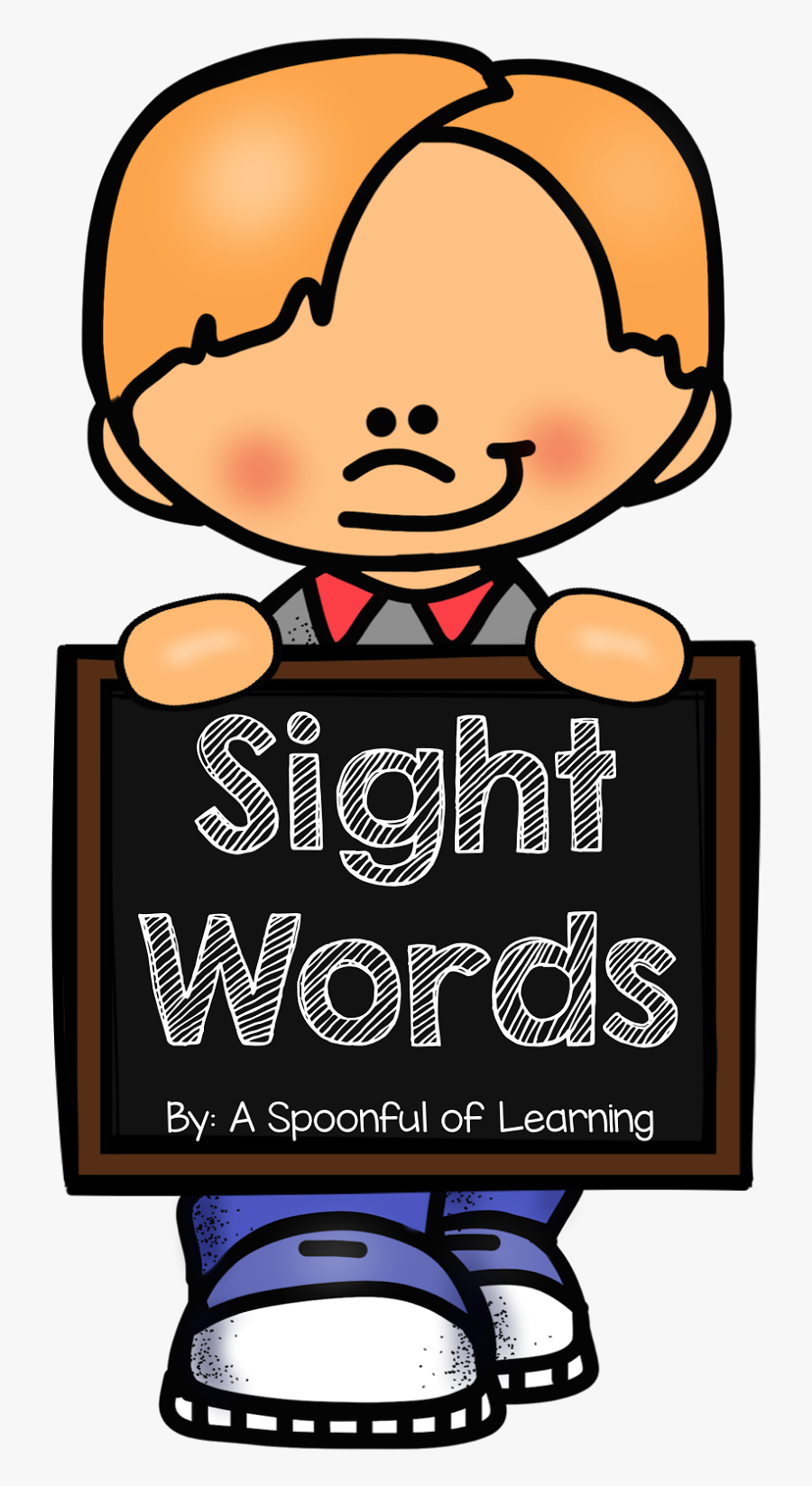 Reading Words Cliparts - Reading Sight Words Clipart, Transparent Clipart