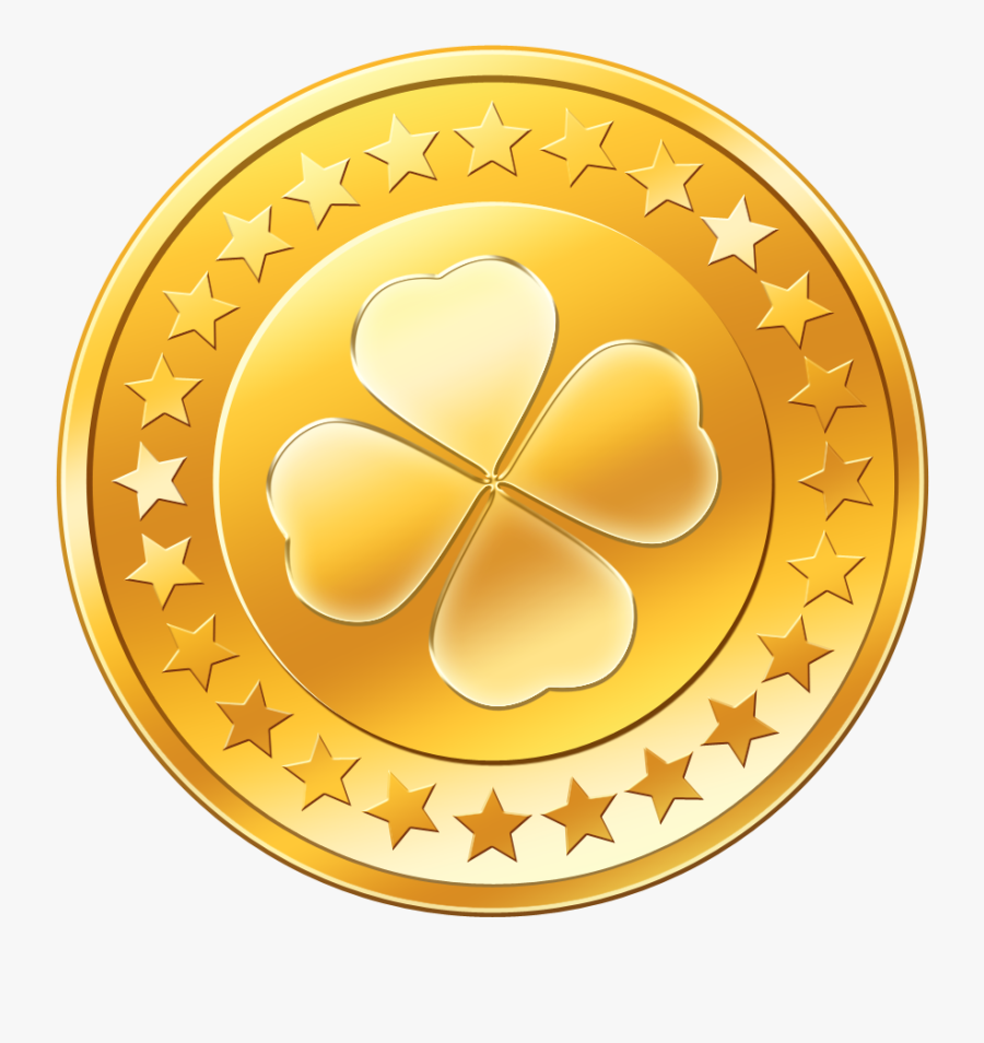 Gold Clipart Coin - Gold Coin Icon, Transparent Clipart