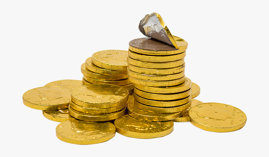 Svg Stock Milk Coins Frankford Candy - Gold Coin Chocolate Png, Transparent Clipart