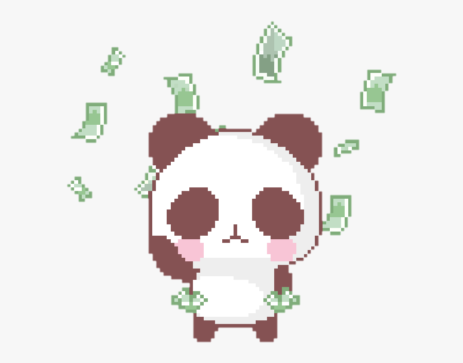 Cash Clipart Kawaii - Panda Taco Gif, Transparent Clipart