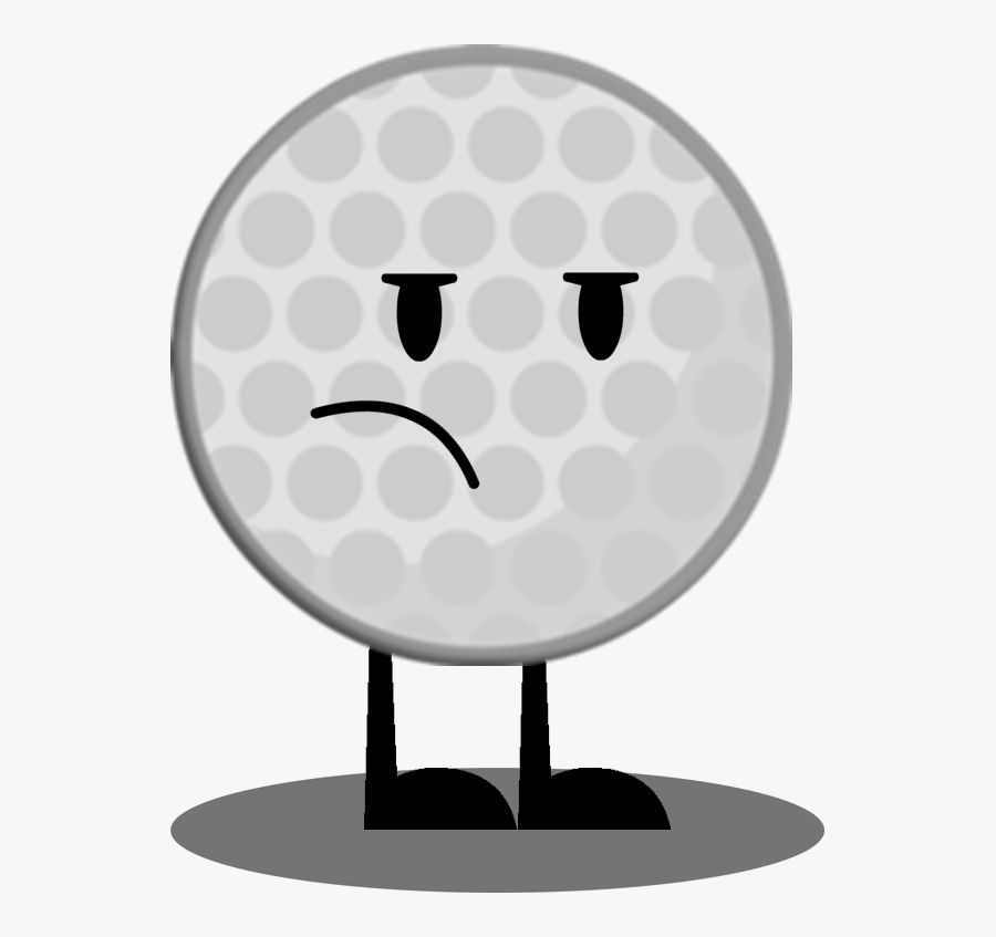 Transparent Tennis Ball Clipart - Bfdi Characters Golf Ball, Transparent Clipart