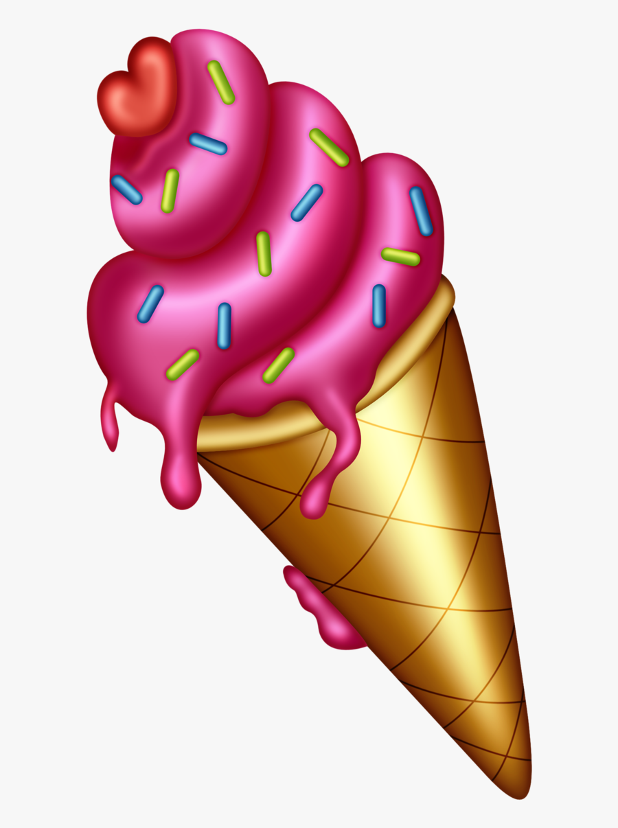 Candyland Ice Cream Cone, Transparent Clipart