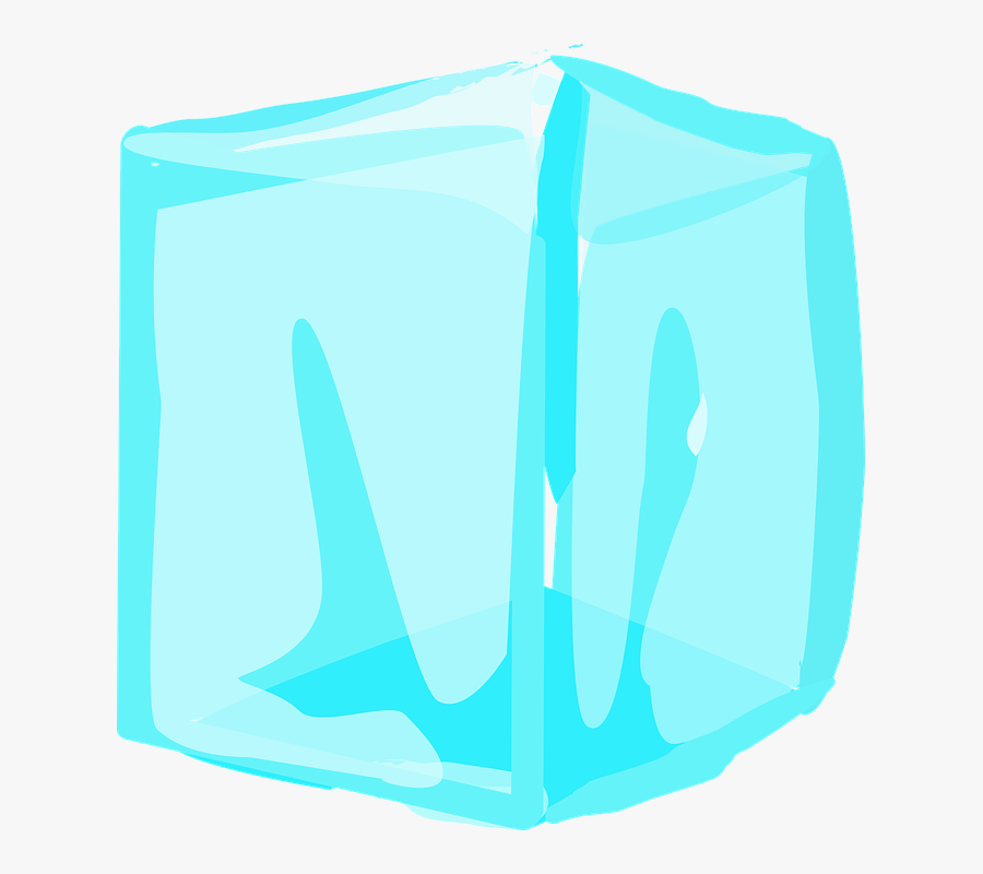 Frozen Clipart Ice Cube - Cartoon Block Of Ice, Transparent Clipart