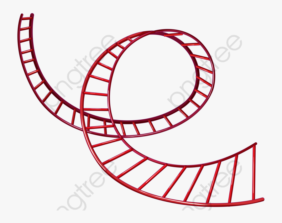 Roller Coaster Tracks - Clock With Missing Minute Hand, Transparent Clipart