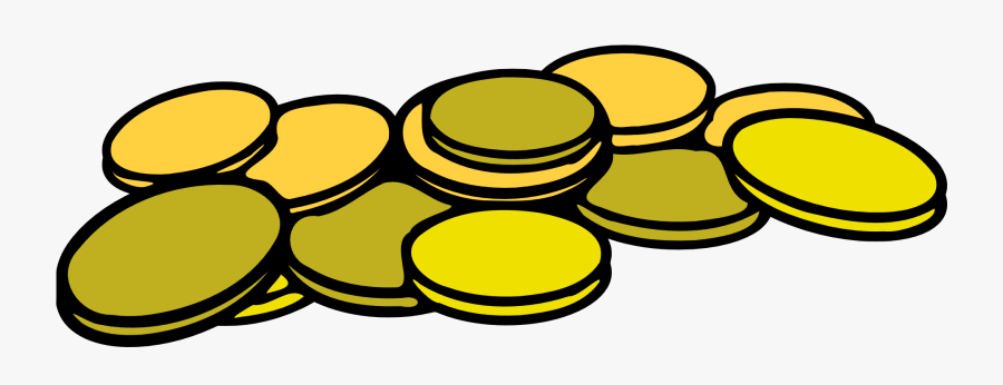 Coins-2 - Silver And Gold Coins Clipart Transparent, Transparent Clipart