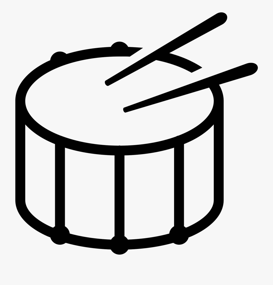 Snare Drum Icono - Drum Vector Png, Transparent Clipart