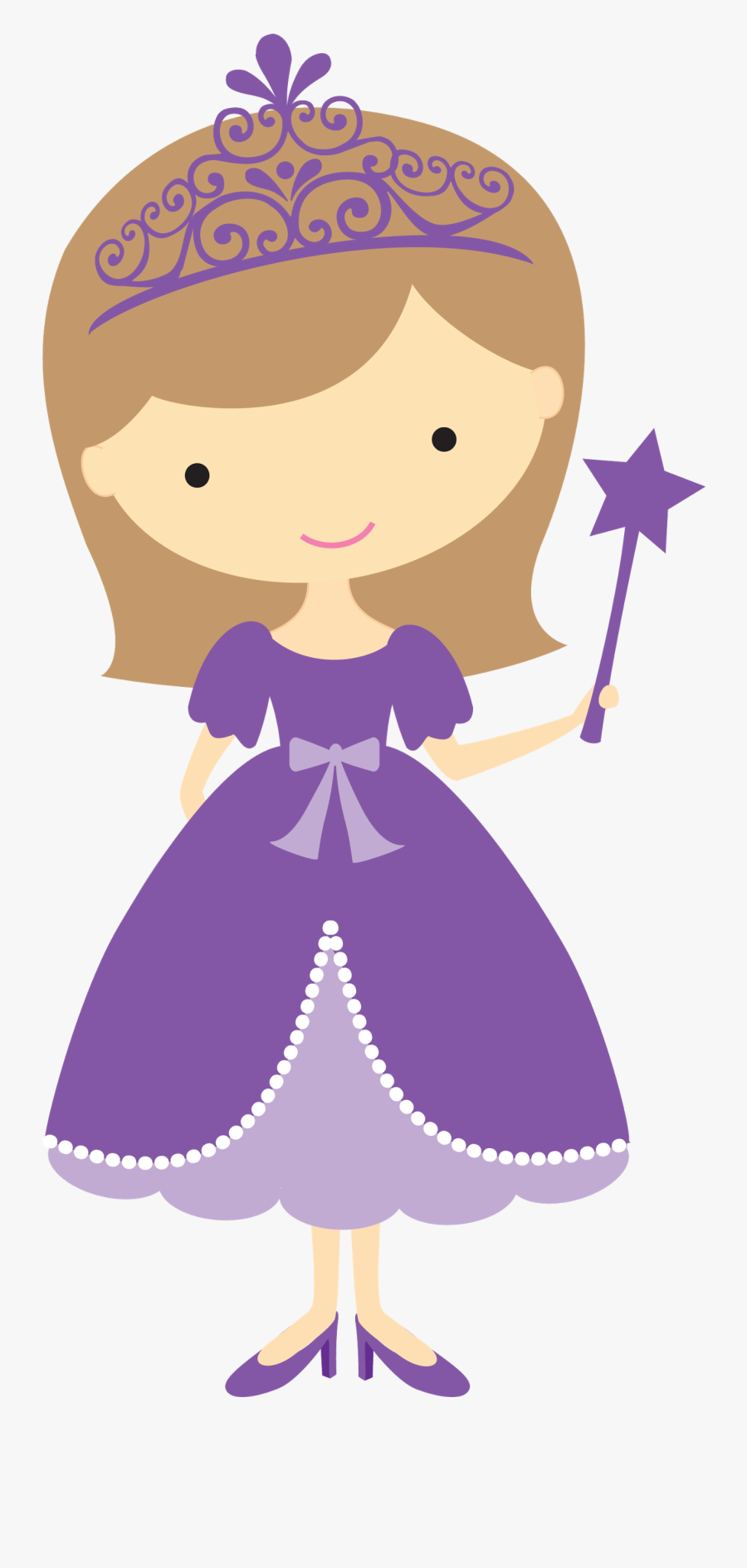 Princess - Princess Clipart Purple Dress , Free Transparent Clipart ...