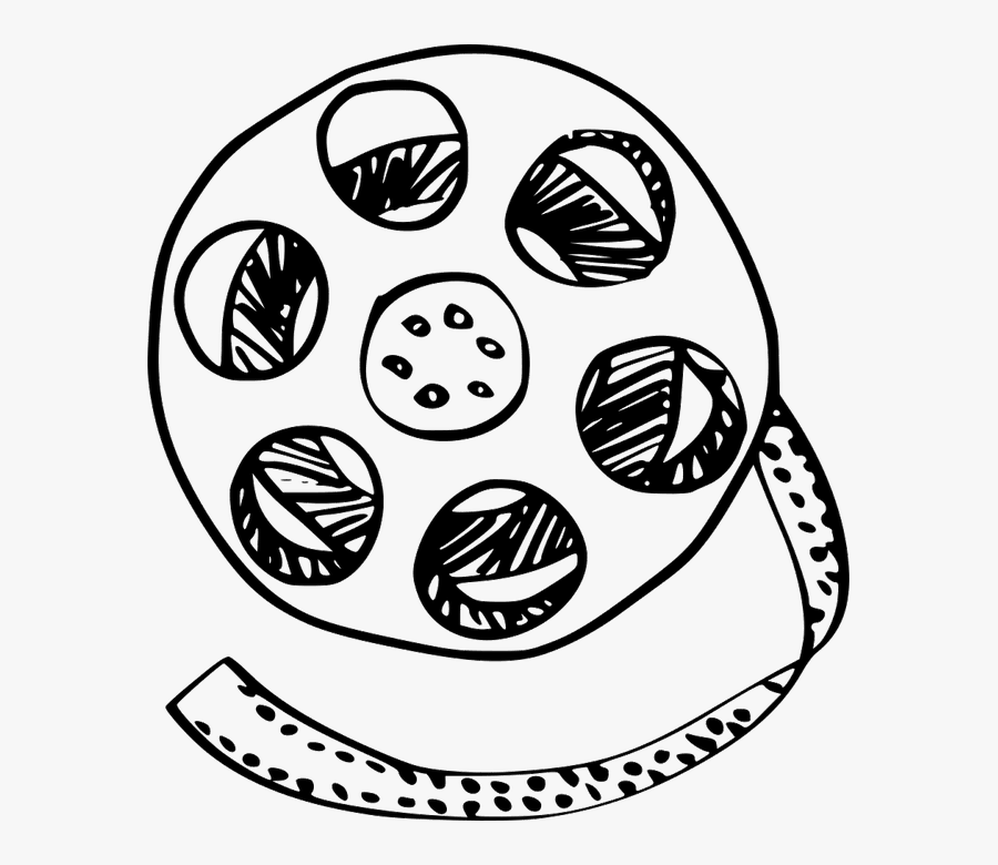 Film Reel Png - Film Reel Drawing Png, Transparent Clipart