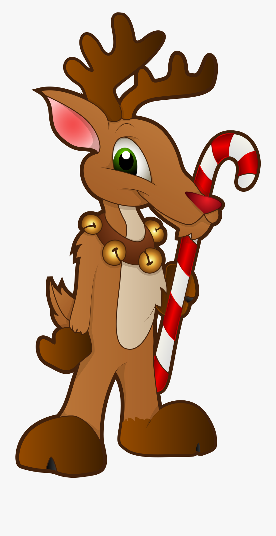 Christmas Reindeer Png Clip Art Image - Christmas Transparent Reindeer Clip Art, Transparent Clipart