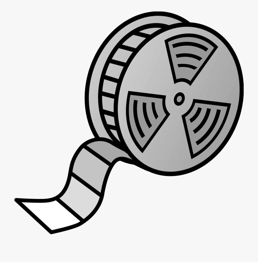 Movie Reel File Film Reel Svg Wikipedia Clip Art - Film Reel Clip Art, Transparent Clipart