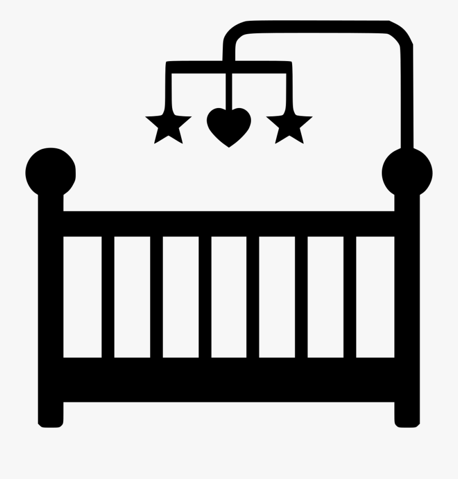Baby Svg Png Icon - Clipart Baby Crib Png, Transparent Clipart