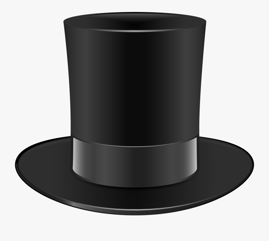 Black Top Hat Png Clip Art, Transparent Clipart