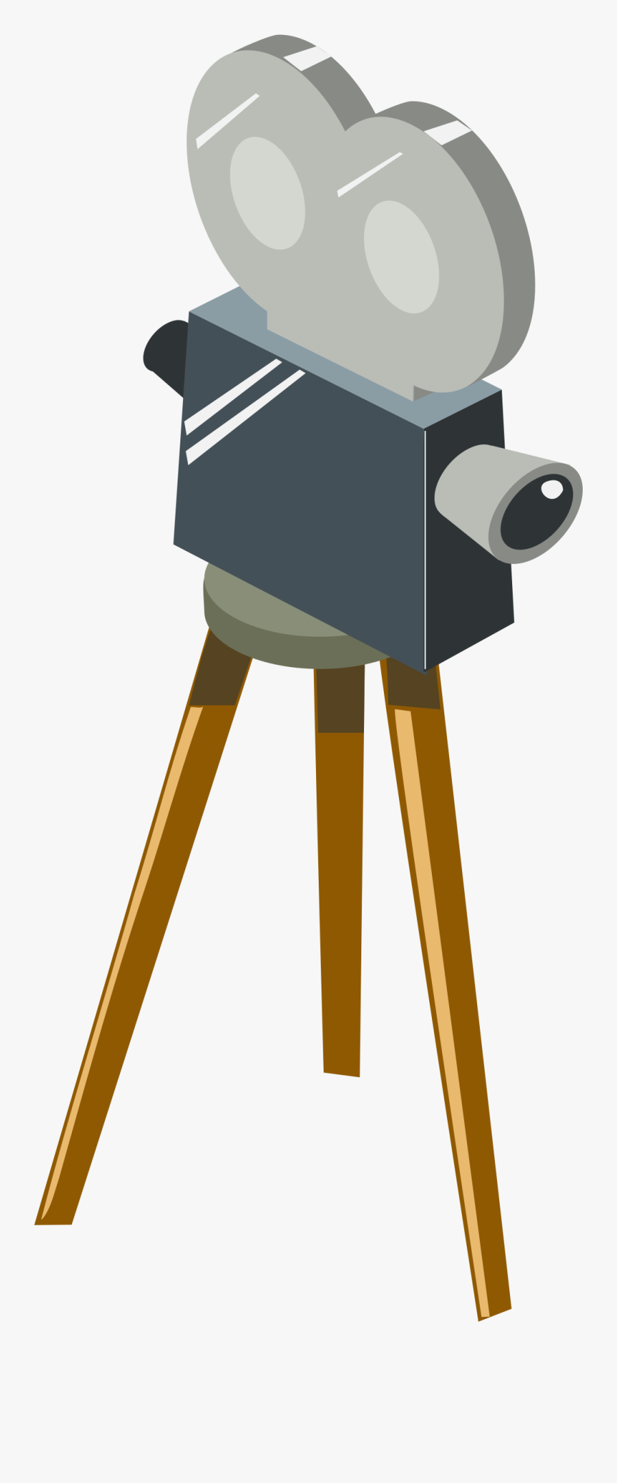 Clipart - Cartoon Film Camera Png, Transparent Clipart