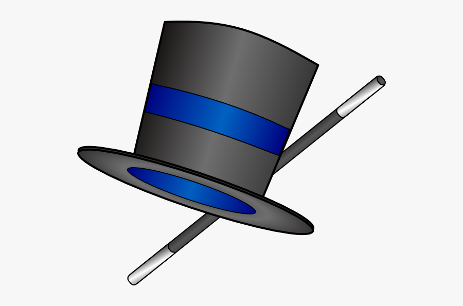 Top Hat Magic Hat Clip Art Clipart - Top Hat And Cane Clipart, Transparent Clipart