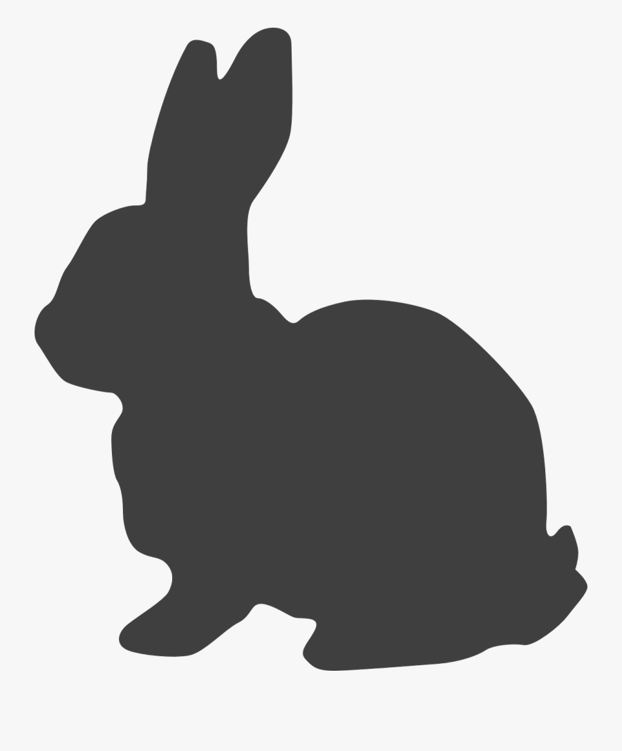Easter Bunny Silhouette Clip Art - Rabbit Silhouette Clipart , Free ...