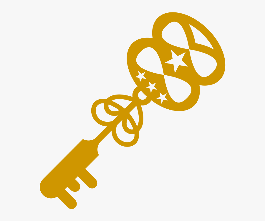 Clipart - Treasure Key - Treasure Keys Vector Png, Transparent Clipart