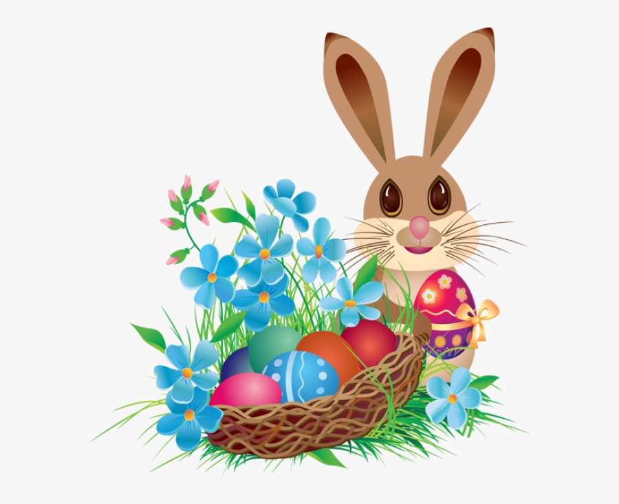 Png With Bunnywithbasketsx - Happy Easter In Advance, Transparent Clipart