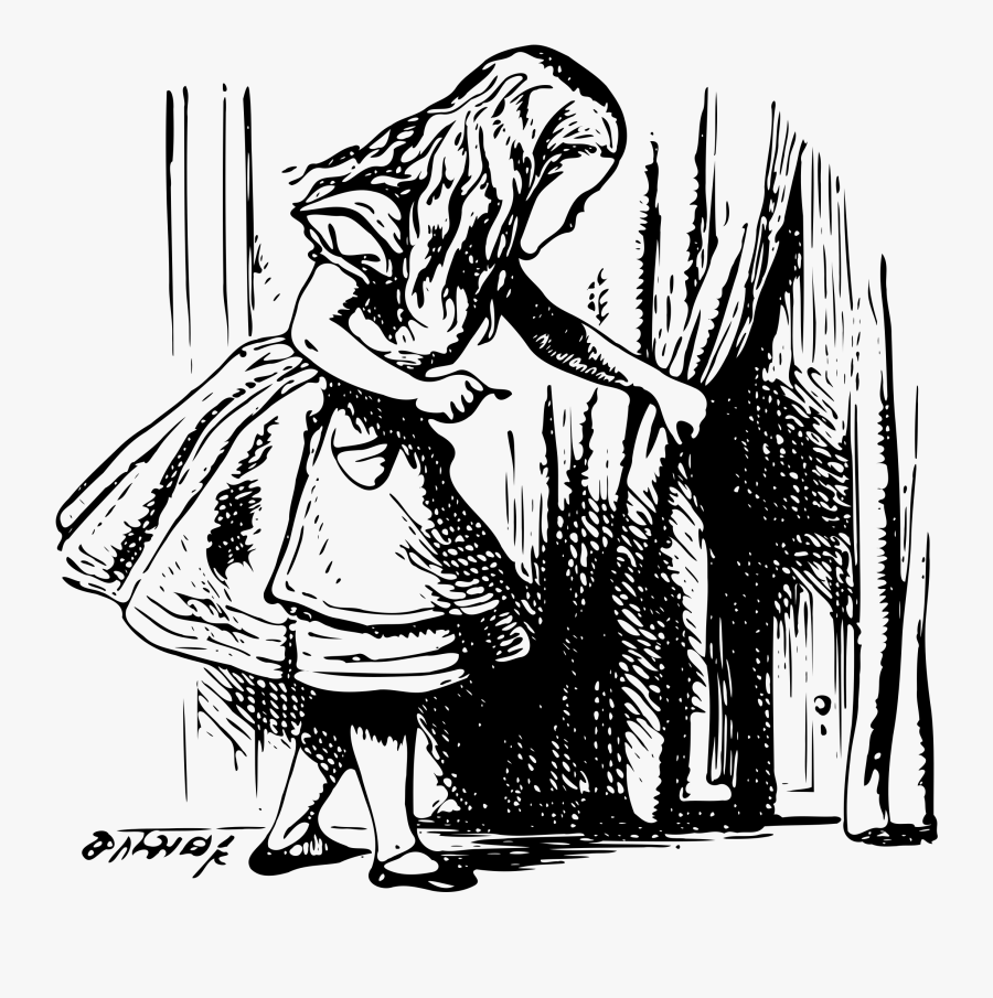 Alice In Wonderland - Original Alice In Wonderland, Transparent Clipart