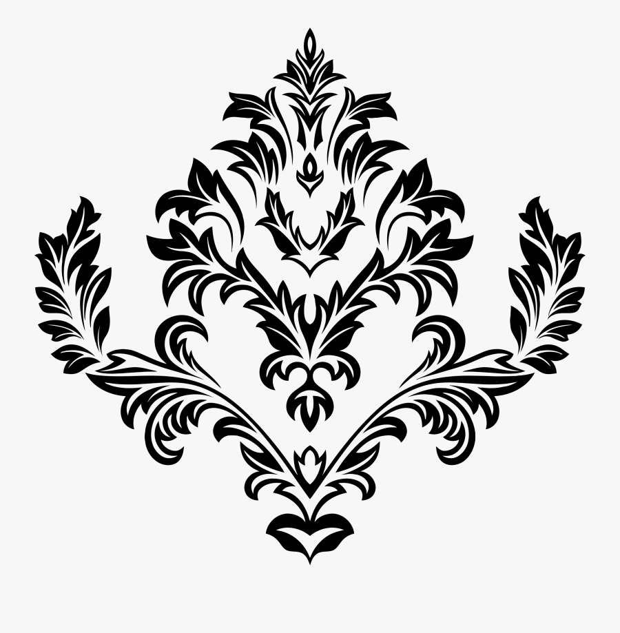 Transparent Free Flourishes Clipart - Floral Line Art, Transparent Clipart