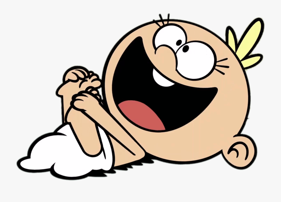 Baby Lily Loud Holding Her Feet - Loud House Lily Png, Transparent Clipart