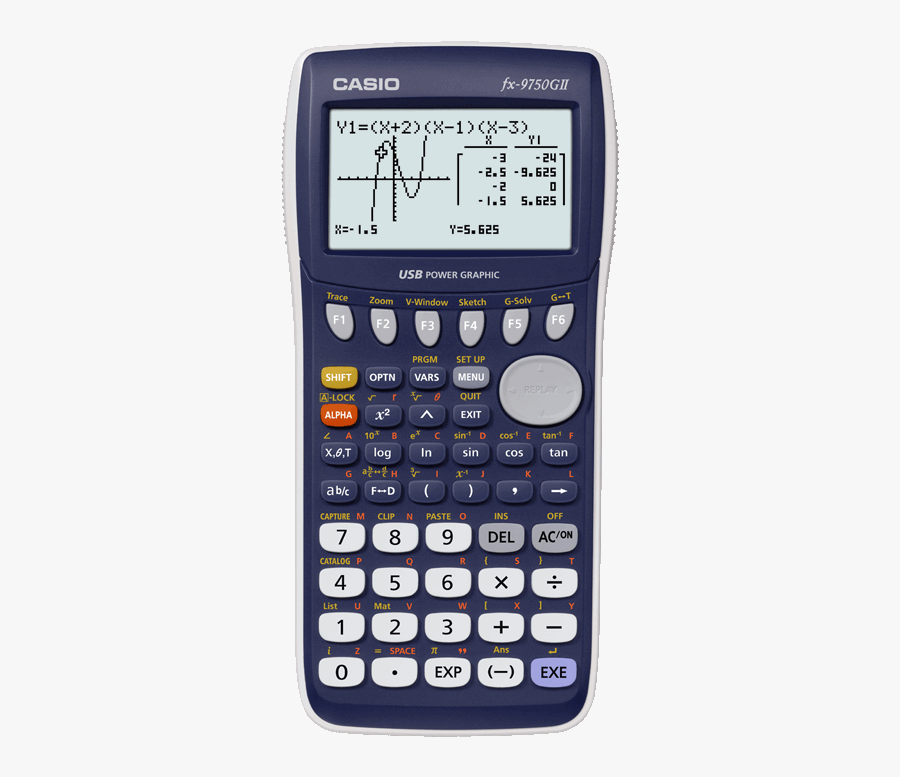 Casio Graphics Calculator Fx9750gii, Transparent Clipart