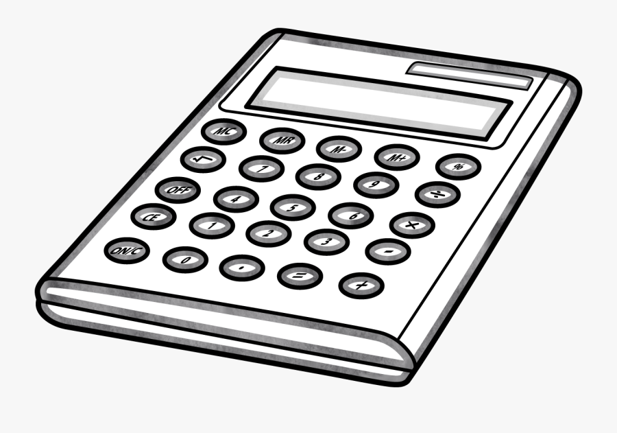 Equipment Academic Technology Launchpad - Outline Picture Of Calculator, Transparent Clipart