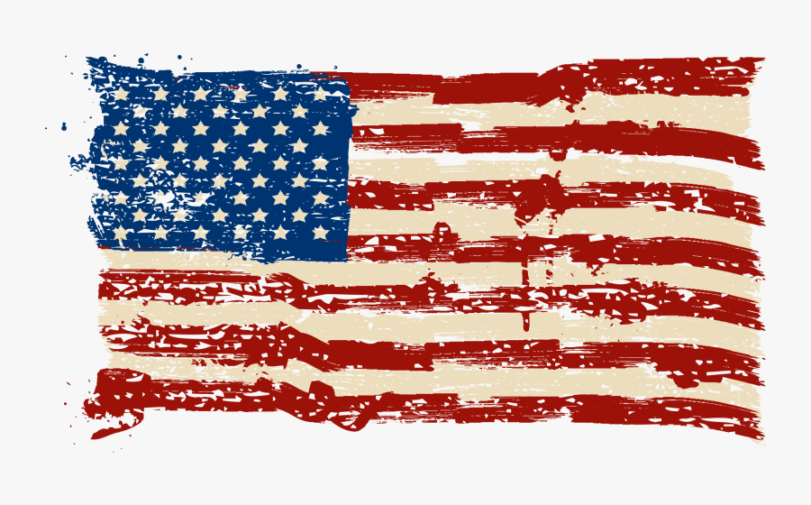 Best Hd American Distressed - American Flag Png Transparent , Free ...