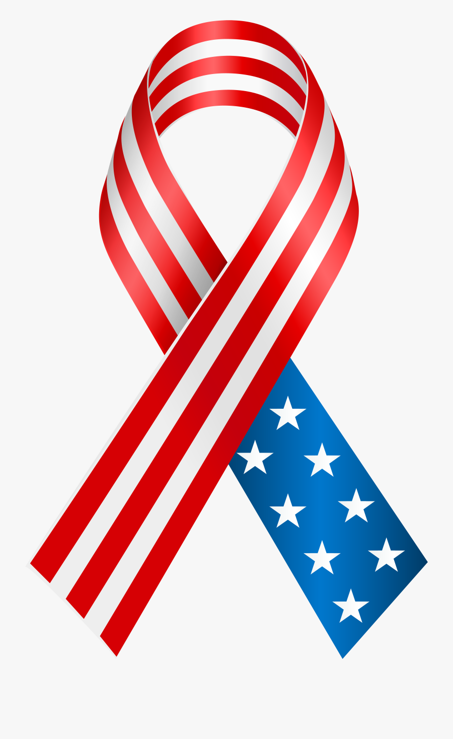 Graphic Freeuse Vector Flags Ribbon - American Flag Ribbon Clipart, Transparent Clipart