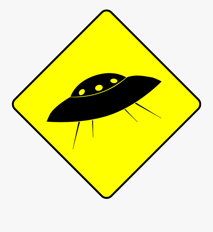 Caution Ufo, Transparent Clipart