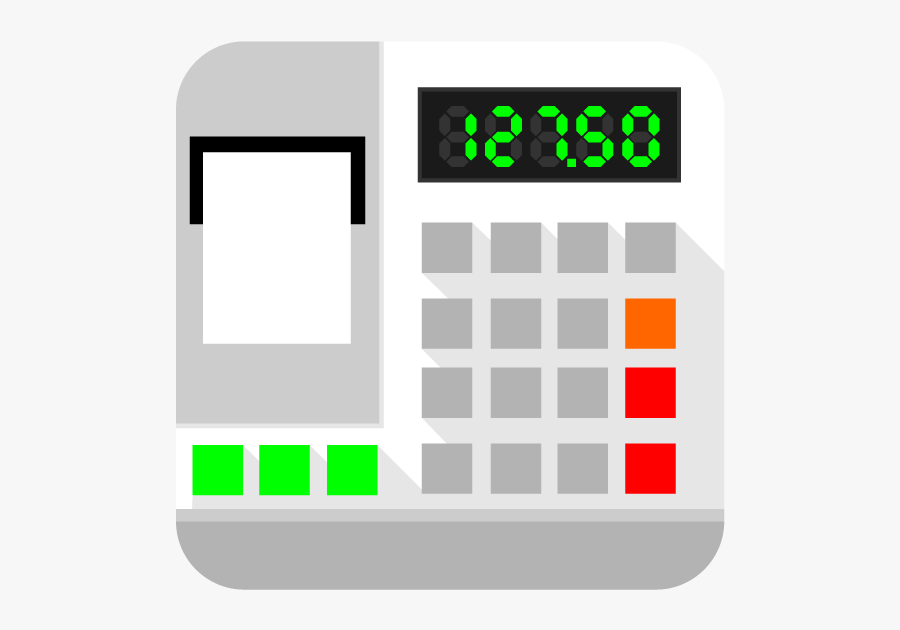 Point Of Sale Cash Register, Transparent Clipart