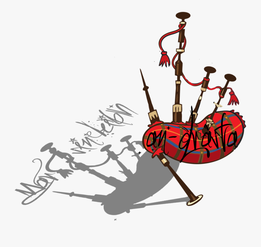 Logo Design By Kronikken For Bagpipe Artist - Bagpipes Clipart, Transparent Clipart