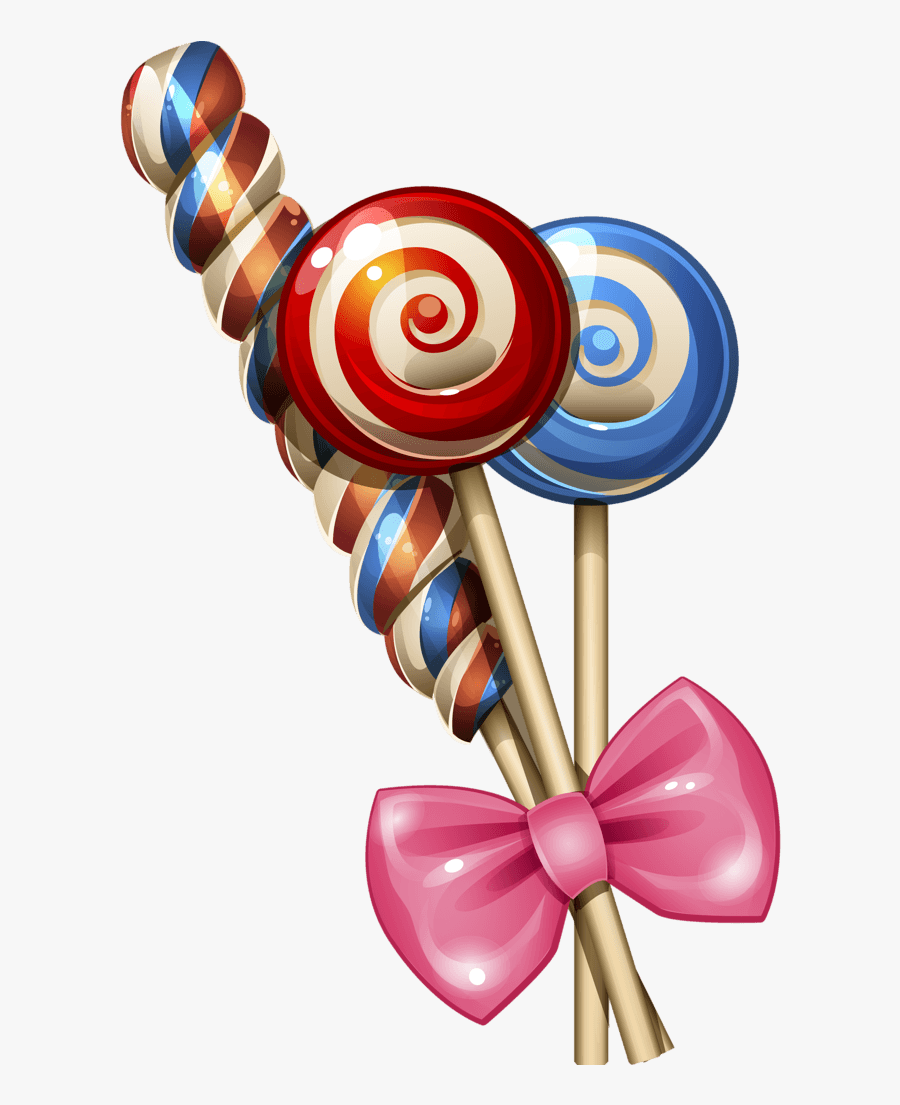 Cute Clipart ❤ Lollipop - Transparent Candy Png, Transparent Clipart