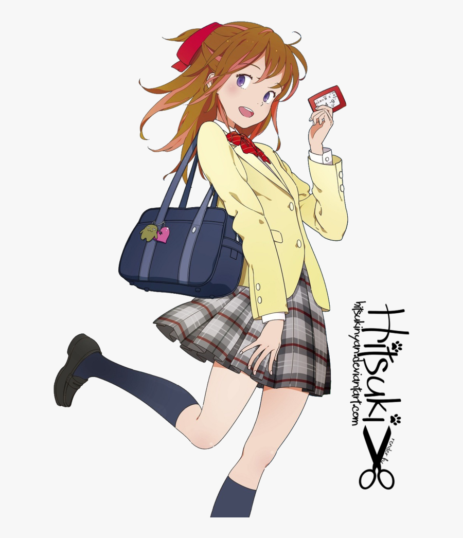 [render] Moe Uzumasa - Moe Anime School Girl, Transparent Clipart